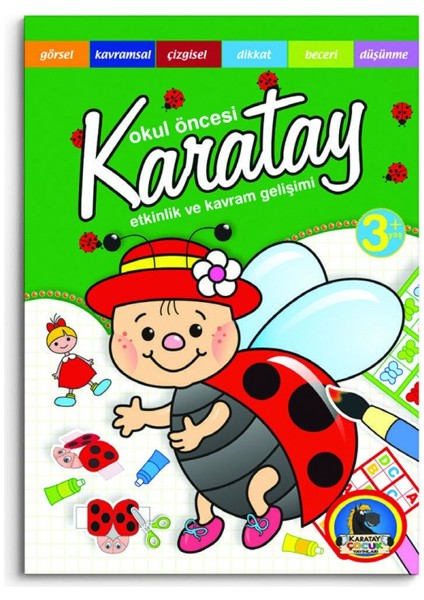Boyama Kitabı Okul Öncesi Etkinlik ve Kavram Gelişimi Karatay Yayınevi