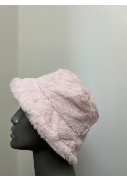 Kadın Peluş Kova Şapka – Kışlık Bucket Model (Içi Astarlı) modelleri
