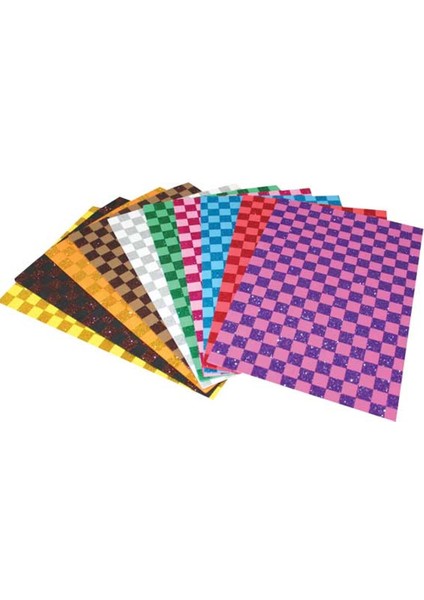 Eva Kare Desenli 20X30 2 mm 10 Renk Simli 2801J-3