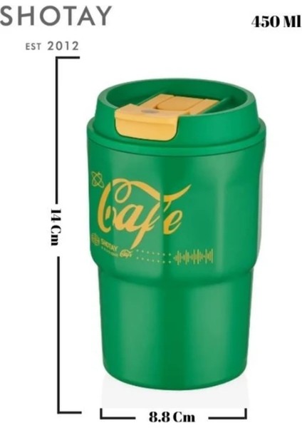 Shotay 450ML Taşıma Askılı Paslanmaz Çelik Termos Bardak /kahve Bardak Mug fiyatları