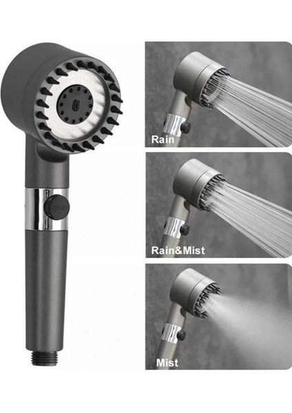 Masaj Etkili Turbolu Çok Fonksiyonlu Filtreli Duş Başlığı Yeni Nesil