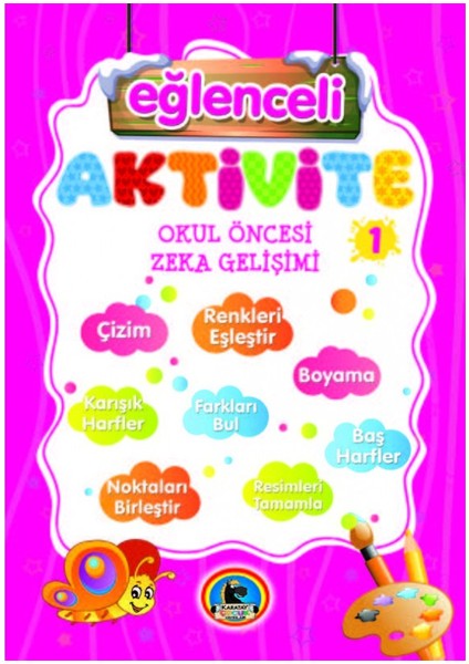 Boyama Kitabı Aktivite Zeka Eğitimi Örnekli Renkli 128 Syf. Karatay Yayınevi