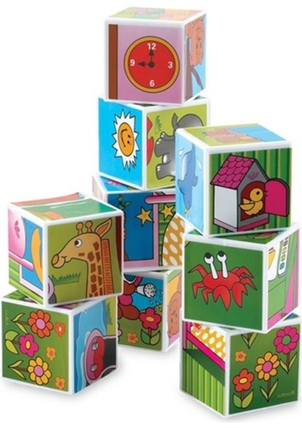 Oyuncak Resimli Küpler Dokuzlu 02034