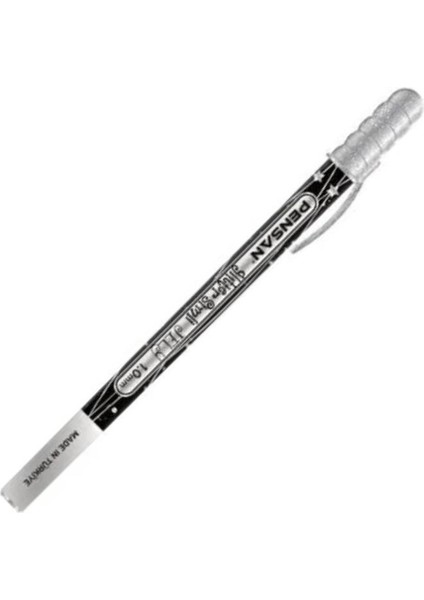 Jel Kalem Jely 1.0 mm Glıtter Simli Gümüş 2800