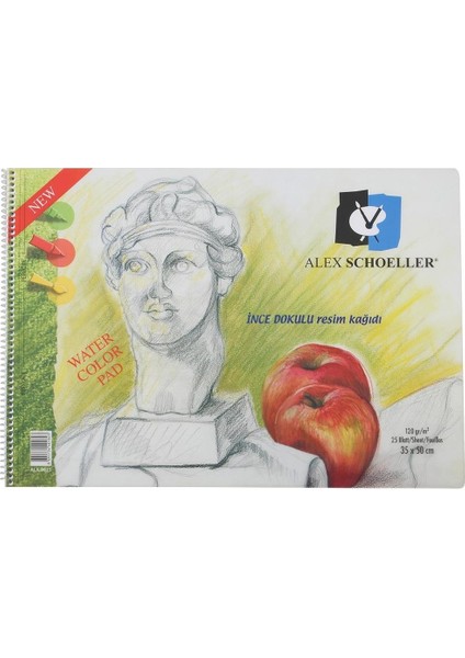 Resim Defteri Spiralli 15 Yp 35X50 120 gr 833