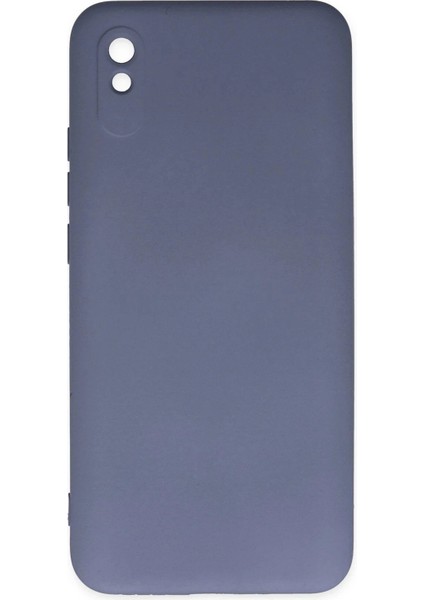 Xiaomi Redmi 9A Kılıf Nano Içi Kadife Silikon - GRI-(5796)