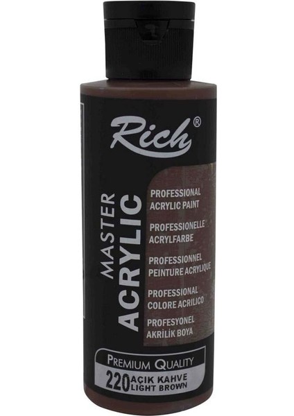 Akrilik Boya Master 120 cc Açık Kahve 120-220