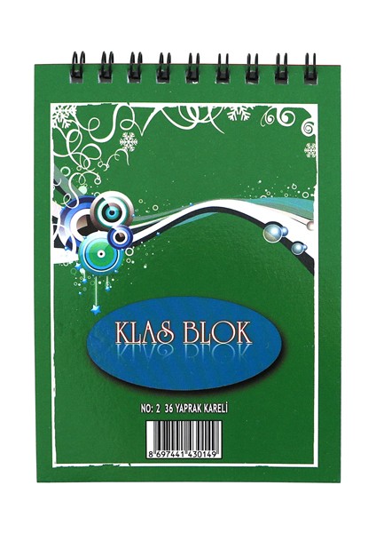 Bloknot Spiralli Çizgili No:2 36 Yp