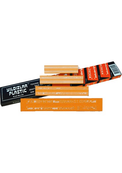 Yazı Şablonu Teknik 3-5-7-10 mm 39