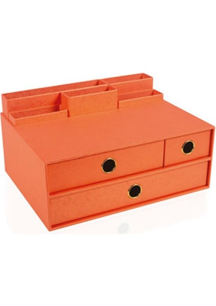 Masa Üstü Set Pearl Orange 3 Çekmeceli Multi