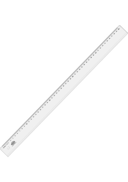 Standart Cetvel Plastik Geniş Şeffaf 50 cm 0170