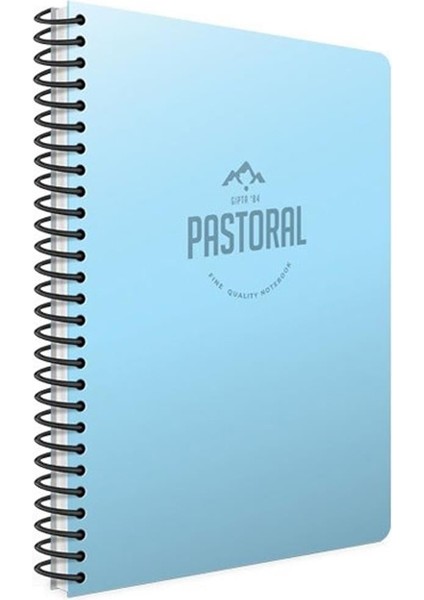 Spiralli Plastik Kapak Defter Pastoral A4 96 Yp Çiz.