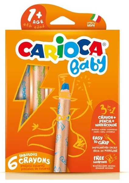 Kuru Boya Jumbo Bebek Ahşap Gövdeli 3 In 1 42817