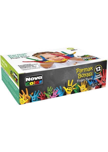Parmak Boyası 12 Li Takım NC-460