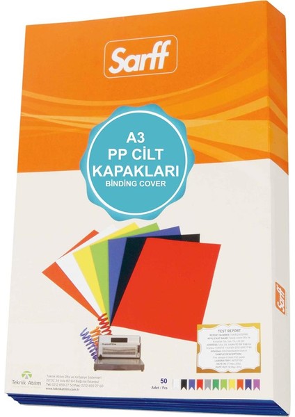 Cilt Kapağı Plastik Opak A3 450 Mıc Şeffaf Buzlu 15201131