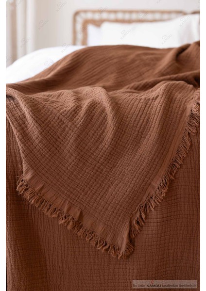 Müslin Yatak Runneri 100*200CM Dekoratif Yatak Örtü Şalı fiyatları