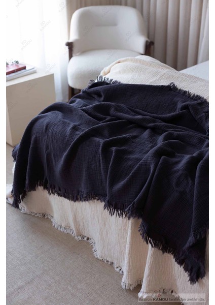 Müslin Yatak Runneri 100*200CM Dekoratif Yatak Örtü Şalı fiyatları