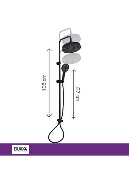 Icon Rain Duş Seti Mat Siyah D.112.MS fiyatları