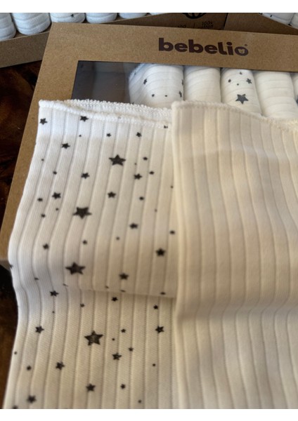 7’li Siyah Yıldız Desenli Bebek Ağız Mendili Seti fiyatları