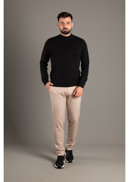 Erkek Siyah Desenli Balıkçı Triko fiyatları