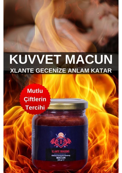 240 gr - Ginseng Atom Güç Bitkisel Macun Epimedyum One Size