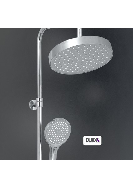 Icon Termostatik Bataryalı Rain Duş Seti Krom DTB.112 fırsatları