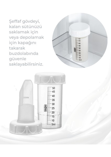 0-6 Ay Bebekler İçin BPA ve Fitalat İçermeyen Şeffaf 40 ml Süt Kaşığı Bulaşık Makinesinde Yıkanabilir fırsatları