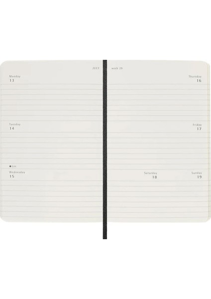 2026 12 Ay Haftalık Yatay Ajanda Cep Boy 9X14 Cm. Yumuşak Kapak Siyah indirimleri