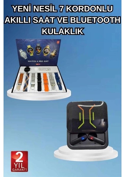 2025 Model Kablosuz Kulaklık ve Yeni Nesil Akıllı Saat Metal Kayış Plastik Kayış fiyatları