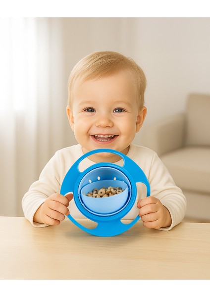 Babyjem Dökülmeyen Bebek Mama Tabağı - 360 Derece Döner Kapak, 250 ml, 6 Aydan İtibaren, Bulaşık Makinesinde Yıkanabilir fiyatları