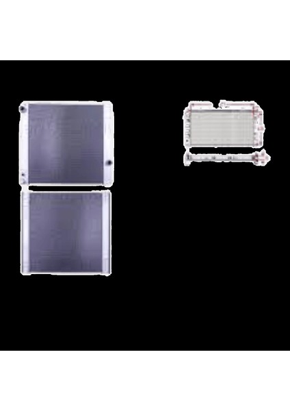 Land Rover Range Rover 3 02-12 Arası Uyumlu Su Radyatörü Brazıng mt 577X628X32 PCC000850 Wısco