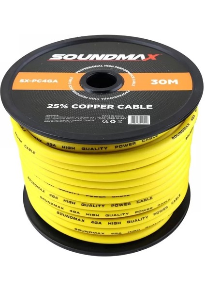 SX-PC4GA Anfi Kablosu 4ga 30MT