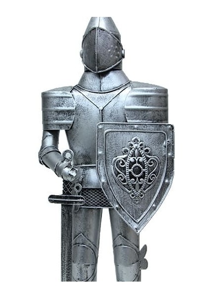 Dekoratif Metal Şovalye Silver modelleri