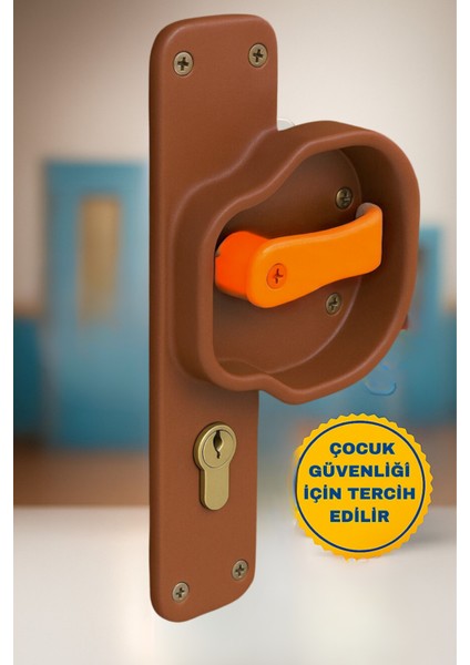 Bariyerli Plastik Kırılmaz Kapı Kolu Okul Kreş ve Eğitim Alanlarına Uygun modelleri