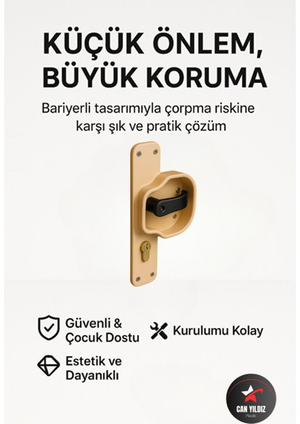 Bariyerli Plastik Kırılmaz Kapı Kolu Okul Kreş ve Eğitim Alanlarına Uygun indirimleri