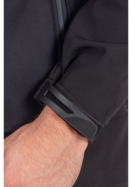 Suya Dayanıklı Slim Fit Softshell Kapüşonlu Erkek Mont indirimleri