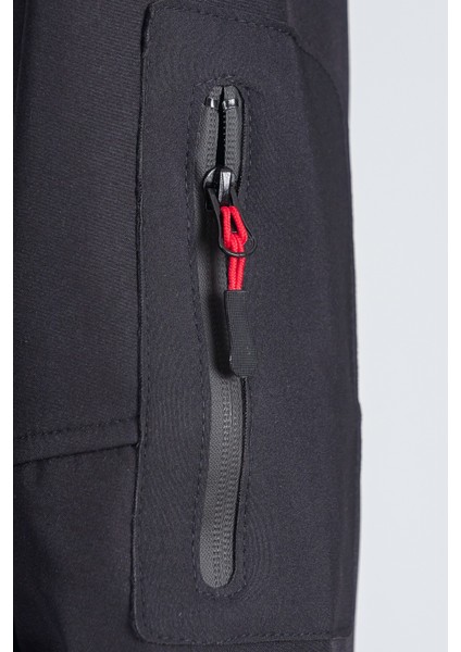 Suya Dayanıklı Slim Fit Softshell Kapüşonlu Erkek Mont