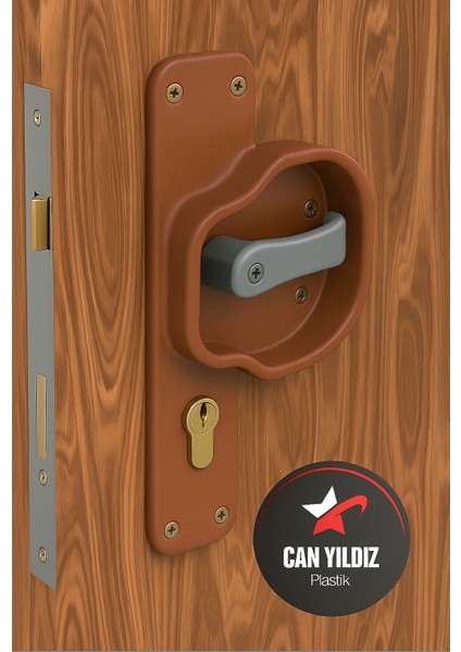 Bariyerli Plastik Kırılmaz Kapı Kolu Okul Kreş ve Eğitim Alanlarına Uygun