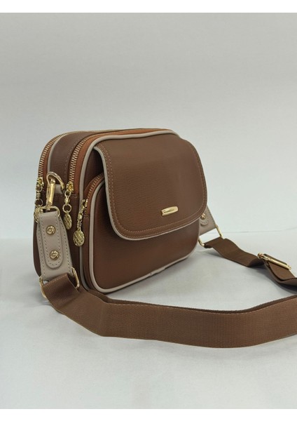 Kapak Detaylı Çok Gözlü Çapraz Çanta fiyatları