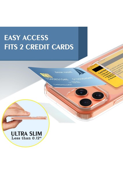 Apple iPhone 17 Pro Max Kılıf Kamera Koruma ve Köşe Korumalı Kartlıklı Cüzdanlı Darbeye Dayanıklı Kapak fiyatları