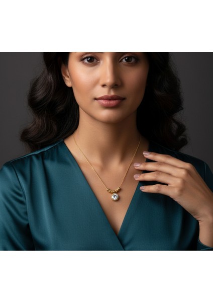 Günlük Kombinlerinize Işık Katacak Şık Kolye. 11 Renk Seçeneğiyle, Hediye Için Ideal, Altın Kaplama