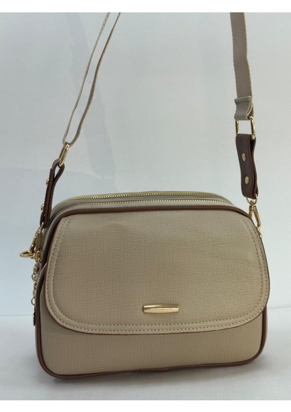 a vizyon taba , Kapak Detaylı Çok Gözlü Çapraz Çanta