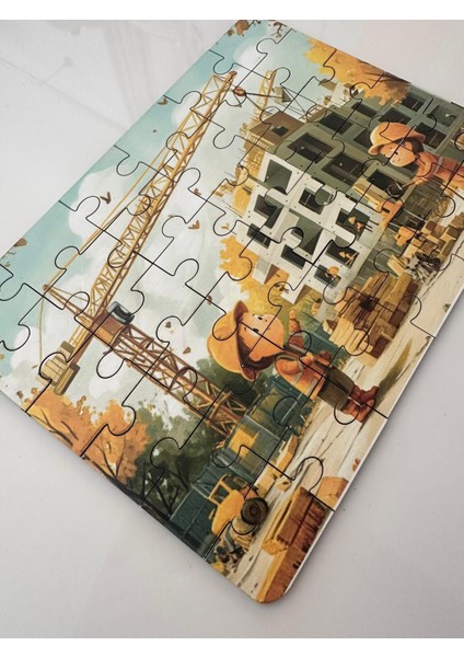 Ahşap Minik Mühendisler Mini Puzzle | 36 Parça 4 + Yaş modelleri