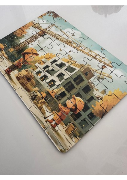 Ahşap Minik Mühendisler Mini Puzzle | 36 Parça 4 + Yaş fırsatları