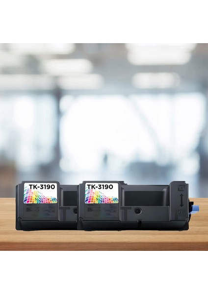 Kyocera TK-3190 2'li Avantaj Paket Muadil Toner / Ecosys M3860 / P3050 / P3055 / P3060 / P3150 / P3155 / 1T02T60NL0