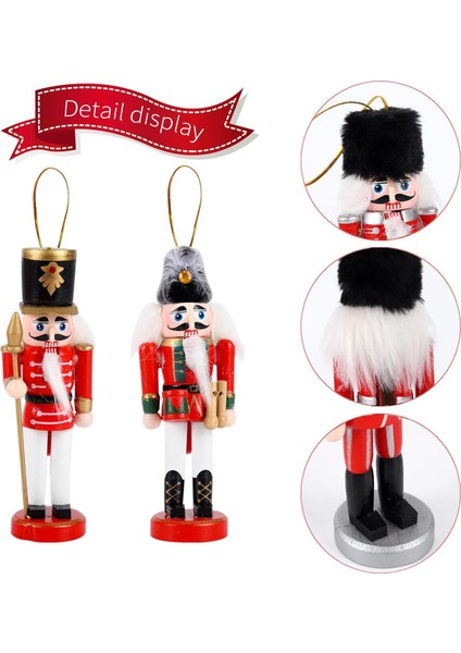 Kurşun Asker 4'lü Set Yılbaşı Hediyelik Süs Eşyası Çam Ağacı Süsü New Year Merry Christmas Yeni Yıl indirimleri
