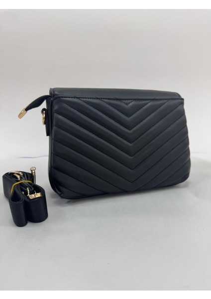 Üç Bölmeli Kapak Detaylı Nakışlı Bayan Çapraz Omuz Çantası fırsatları