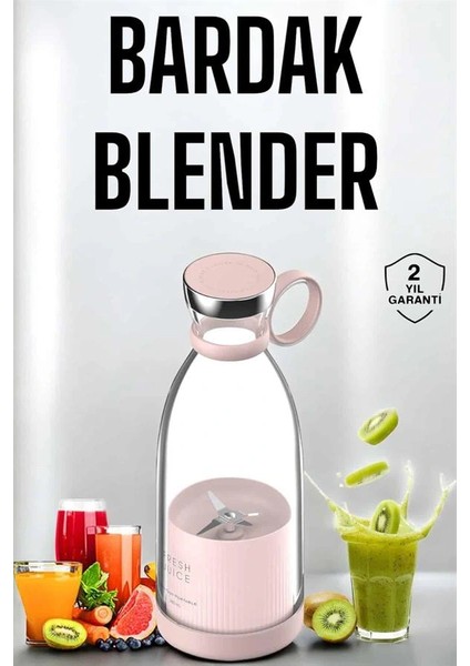 Bardak Blender Smoothie Meyve Sıkacağı Şarjlı Cam Taşınabilir fiyatları