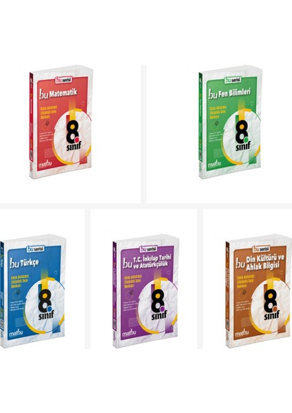 Matbu 8. Sınıf Tüm Dersler Konu Anlatımlı Etkinlikli Soru Bankası