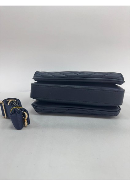 Üç Bölmeli Kapak Detaylı Nakışlı Bayan Çapraz Omuz Çantası indirimleri